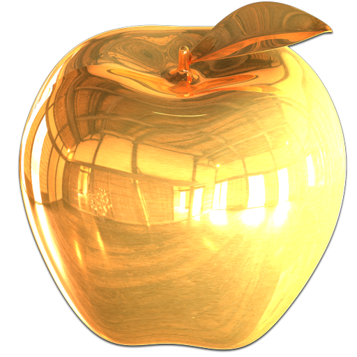 Golden Apple 2 Icon 512x512 png